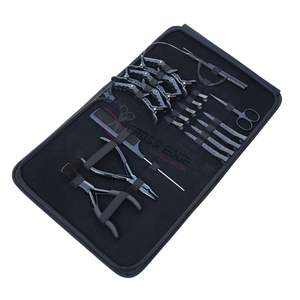Kit de Herramientas para Peinado de Extensiones de Cabello: Alicates de Microperlas, Ganchos, Pinzas de Cocodrilo, Aguja de Bucle, Peine de Seccionamiento, Agujas Curvas - Product Image 1