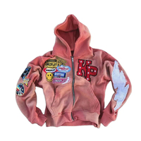 Sweat à capuche unisexe zippé 100% coton molletonné, hiver, teint uni, logo personnalisé, fermeture éclair vierge, écologique, coupe-vent, vente en gros
