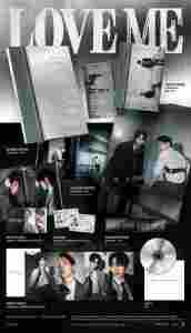 SHOWNU X HYUNGWON LOVE ME Photobook Ver EP Album Officiel Kpop CD Album Photobook Photocard Poster Édition Limitée Cadeau - Product Image 3
