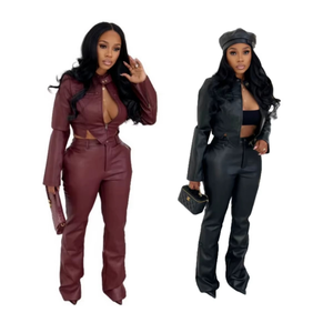 Conjunto de Dos Piezas con Capucha para Mujer, Elegante, de Poliéster y Elastano, Casual, Versátil, Corte Regular, por Encima de la Rodilla - Product Image 6