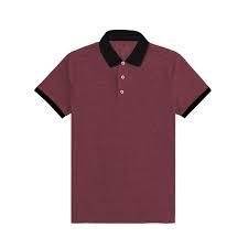 เสื้อโปโลสีแดงเลือดหมูสำหรับผู้ชาย, เสื้อผ้าจากบริษัทไมคา, เสื้อยืดคอปกตัดสี, เสื้อโปโลผ้าปิเก้ขายส่ง, ชุดกอล์ฟทรงเข้ารูป - Product Image 3