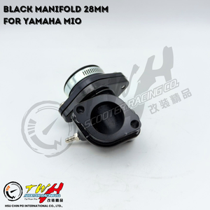 Pièces de moto de course TWH MIO 28 mm noires pour YAMAHA - Product Image 4