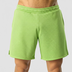 Shorts en maille pour homme, design personnalisé, vêtements d'été, service OEM, séchage rapide, écologiques, anti-UV, respirants, motif uni - Product Image 2