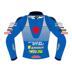 <b>Racing</b> <b>Jacket</b> Zuzuki Custom Kangaroo Leather MotoCP CE Approved Armored Men's Professional <b>Jacket</b>/Chaqueta - Product Image 2