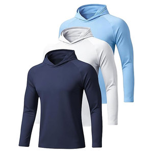 เสื้อคลุมมีฮู้ดป้องกันแสงแดด น้ำหนักเบา ระบายอากาศได้ดี ป้องกันรังสียูวี เหมาะสำหรับการเดินป่า วิ่ง ตกปลา ว่ายน้ำ - Product Image 1