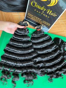 CDYHAIRVN Extensions de cheveux naturels vierges à cuticules alignées, Ondulation profonde, Cheveux bruts vietnamiens en lots, Couleur naturelle, Fournisseur de confiance - Product Image 3