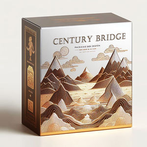 Custom <b>Brown</b> Paper Gift <b>Box</b> with Logo Magnetic Lid & Base Design, Sponge Liner, UV Print & Fully Customizable Packaging - Product Image 3