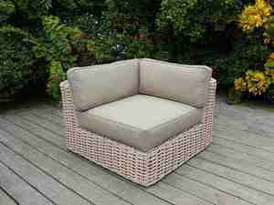 Ensemble de canapés de jardin de luxe ROSA RASF-218 avec texture en osier - Product Image 6