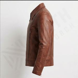 Chaqueta de Motociclista de Cuero Genuino para Hombre de la Mejor Calidad, Nueva Colección de Invierno, Chaquetas de Motocicleta con Protecciones Desmontables Personalizadas - Product Image 3