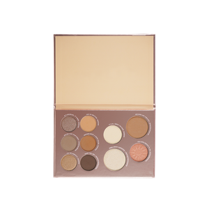 Paleta de Sombras de Ojos, Rubor, Iluminador y Bronceador de Tonos Cálidos de Primera Calidad para un Estilo de Ojos Marrones Neutros - Product Image 6