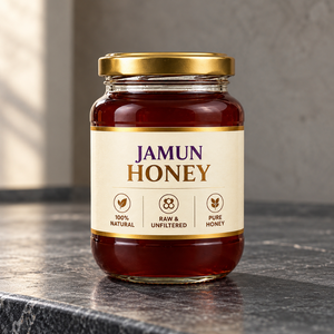 Miel de Jamun, miel naturel, étiquette privée, emballage personnalisé |   Vente en gros de pots de 100g, 250g, 500g, approvisionnement en vrac pour le commerce d'exportation B2B mondial - Product Image 1