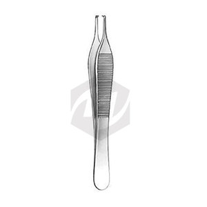 Pinces chirurgicales Adson 4 3/4 pouces, 1x2 dents, en acier inoxydable, manuelles, certifiées MOL, instruments chirurgicaux, lot de 5 pièces - Product Image 4