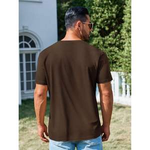 2025 <b>Men's</b> Casual Short Sleeve Waffle <b>Henley</b> <b>T</b>-<b>Shirt</b> Crewneck Summer Workout Beach Tops - Product Image 1