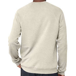 Classic <b>White</b> Pullover <b>Men's</b> Essential Plain Crewneck Long Sleeve Solid Everyday <b>Jumper</b> Relaxed Fit Top Sweatshirt - Product Image 2