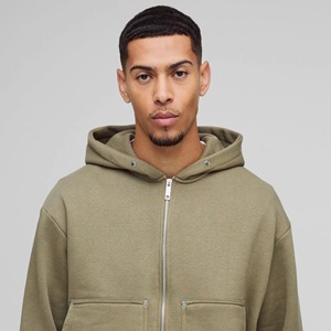 Vente en gros de sweats à capuche personnalisés pour hommes en coton lourd, coupe oversize à épaules tombantes, pour le sport, la gym et le streetwear, avec impression DTG - Product Image 6