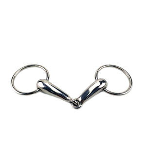 Minarat Custom Horse Mors à étrier articulé en acier inoxydable avec anneau buccal, confortable et durable, équipement d'équitation, modèle d'entraînement - Product Image 3