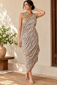 Indian Cotton Malmal Sarong Hand Drawn Printed Scarf <b>Shawl</b> for <b>Women</b> Boho Style Bath Cover Custom - Product Image 2