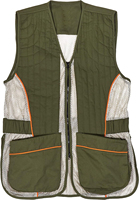 Gilet de tir unisexe pour adultes, en toile respirante et anti-humidité, imprimé camouflage d'été, pour le tir au pigeon et le tir sur cible, en polyester