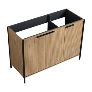 Meuble-lavabo autoportant de 48 po (emballage démontable) sans lavabo, au style unique et durable - Product Image 1