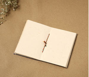 Color Patch Fabric Cover Notebook Handmade Paper Mini Diary Cloth Bound Journal Pocket Writing Memo Sketch Pad Travel Gift Item - Product Image 6