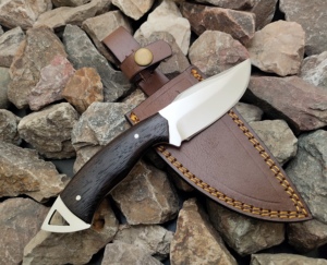 Couteau d'extérieur robuste en acier inoxydable pour le camping, le bushcraft, la randonnée, la pêche et la préparation aux situations d'urgence - Product Image 5