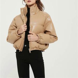 GOLDEN WAVE ENTERPRISES Custom Logo Wholesale Shiny Metallic Puffer <b>Jacket</b> <b>Waterproof</b> Quick Dry <b>Men's</b> Hooded Winter Warm - Product Image 3