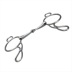 บิตม้าแบบวงแหวน บิตแบบสแนฟเฟิล บิตสำหรับฝึกม้า อุปกรณ์ฝึกขี่ม้า - Product Image 2