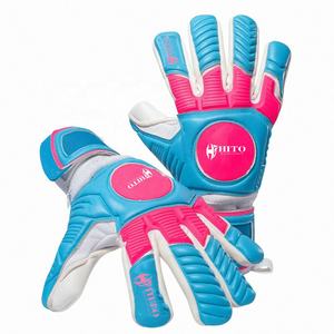 Gants de gardien de but de football personnalisés avec sublimation sur le dos et contact Letax sur la paume avant, sangle élastique intégrée - Product Image 4