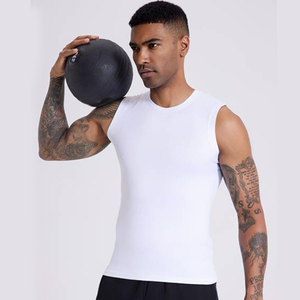 Camisetas sin mangas de poliéster para hombre, para entrenamiento de verano, culturismo, gimnasio, que absorben la humedad, ligeras, para fitness activo - Product Image 4