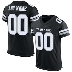 Maillot de football américain à manches courtes, dernier design, grande taille, séchage rapide, vêtements de sport, maillot de football américain en faible quantité minimale de commande - Product Image 4