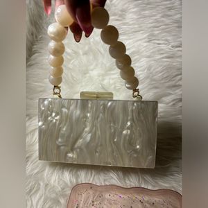 Bolso de Mano de Lujo Ecológico de Resina para Fiestas de Mujeres - Product Image 1