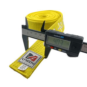Wholesale Bjj Gi Professional Jiu Jiu Jitsu Belts 100%Cotton Martial Arts Belts Custom Made Brazilian Jiu Jitsu Kimono - Product Image 4
