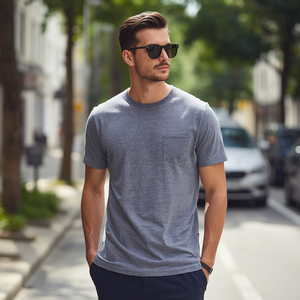 Camiseta Moderna para Hombre, de Algodón, Manga Corta, con Diseño Gráfico, Personalización OEM ODM - Product Image 6