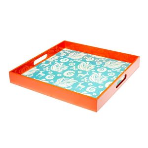 Plateau de service imprimé en MDF de haute qualité, 42 motifs pour servir des aliments, des boissons, du café, plateau décoratif pour la maison - Product Image 1