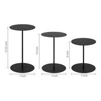 Support à gâteaux de couleur noire, Long et Durable, très exigeant, design Simple et élégant, présentoir et service de gâteaux