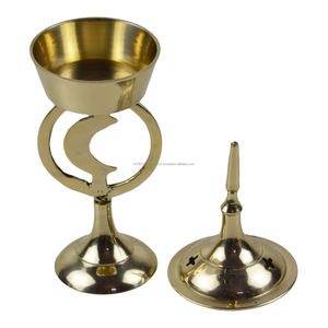 Brûleur d'encens en laiton, meilleur décor de maison, vaisselle, brûleur d'encens en laiton, conception de parfum naturel, support d'encens à bobine, prix bas - Product Image 6