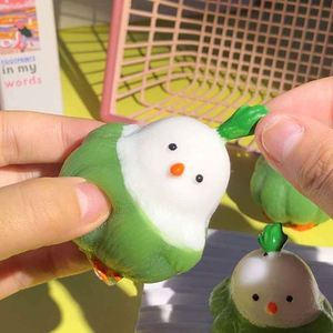 Juguete de Peluche de Pájaro Ajo de Dibujos Animados Hecho a Mano de Alta Calidad, Decoración para el Hogar y la Oficina - Product Image 3