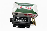 Compteur de coups automatique industriel en plastique de haute qualité, à rotation, réinitialisable, max. 99999 ZS-5G
