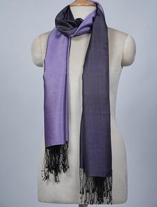 Estola Reversible de Cachemira y Seda Premium para Mujer, Ligera y Suave, Chal de Doble Cara, Bufanda de Lujo Ultra Suave de Diseñador - Product Image 4