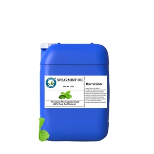 Huile essentielle de menthe verte 100% naturelle, distillée à la vapeur, pour usage cosmétique et aromathérapie - Katyani Exports, fabricant en gros - Product Image 1