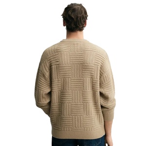 Pull en maille de haute qualité, dernier style, pour hommes et femmes, logo brodé, pull polo pour hommes, pull en laine vintage chaud - Product Image 4