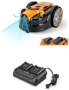NEW STOCK 2025 Ocumow Wireless Robot Lawn Mower & Dual-Battery Charger <b>Set</b> - Product Image 1