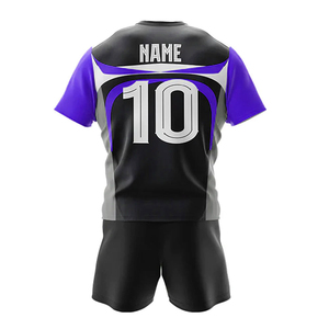 Rugby Uniform Set Made Breathable Polyester <b>Athletic</b> Fit Design Professional Quality Team Branding Solutions Customized Logo - Product Image 3