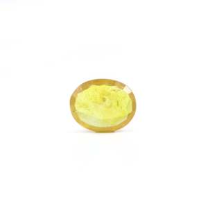 Yellow Sapphire 2.4 Carat Oval Faceted Loose Gemstone for Fine Jewelry - Product Image 2