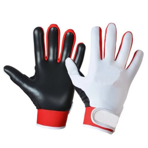 Guantes Deportivos Unisex 2026, Material PU, Antideslizantes, Cierre de Velcro, Colores Rojo, Blanco y Negro, para Todas las Temporadas - Product Image 1