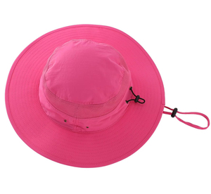 Fishing <b>Bucket</b> <b>Hat</b> Wide Brim Sun Protection Outdoor Fisherman Cap Breathable Quick Dry <b>Hat</b> With Adjustable Chin Strap For <b>Men</b> - Product Image 2