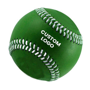 Green <b>Baseball</b> Training <b>Ball</b> Soft Stitched for Practice Use - Product Image 6