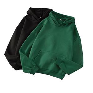 เสื้อฮู้ดฟิตเนสผู้ชาย ผ้าฝ้ายฟลีซ 100% สีพื้น มีกระเป๋า แห้งเร็ว ระบายอากาศดี เป็นมิตรกับสิ่งแวดล้อม เหมาะสำหรับฤดูหนาว - Product Image 1