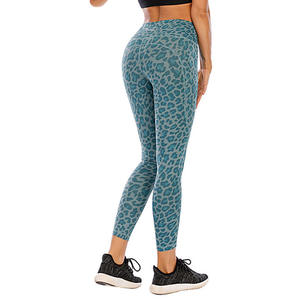 Leggings de yoga sans couture taille haute pour femme, personnalisables avec logo, en spandex, pour le sport, la gym et l'entraînement - Product Image 4