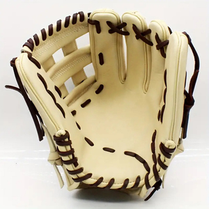 Guantes de béisbol ajustables con acolchado protector para hombres, guantes ligeros para atrapar pelotas de béisbol - Product Image 3